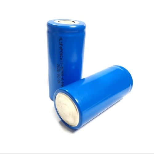 Rechargeable Battery For Led Flashlights Emergency Lights -2 Pieces - 32700 3.2v 6000mah Lifepo4