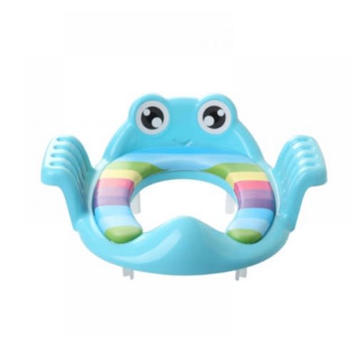 Cartoon Frog Potty Training Seat For Kids-Blue