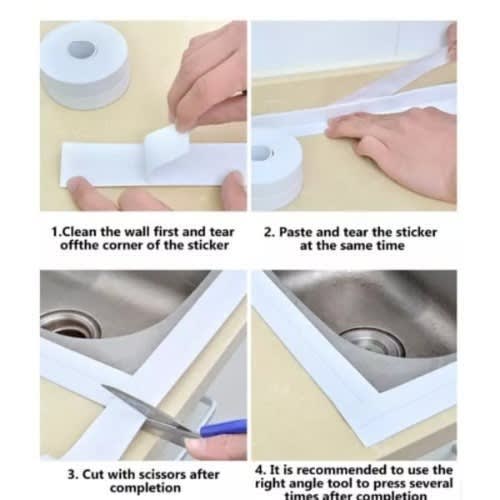 Multipurpose Edge Tape - 2pcs - White