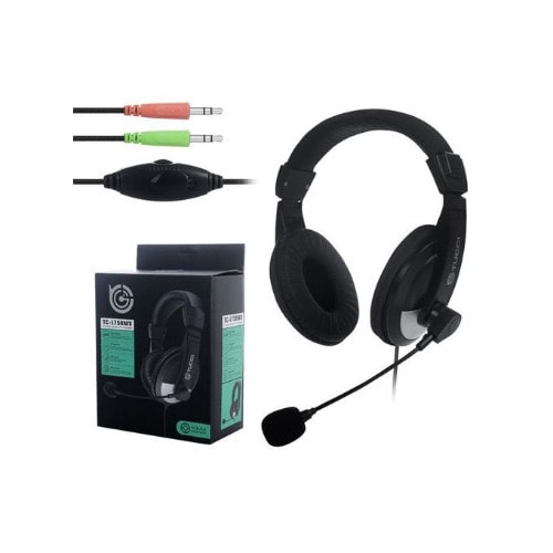 Adjustable Headset With Microphone 3.5mm Plug For Gaming, Pc/laptop