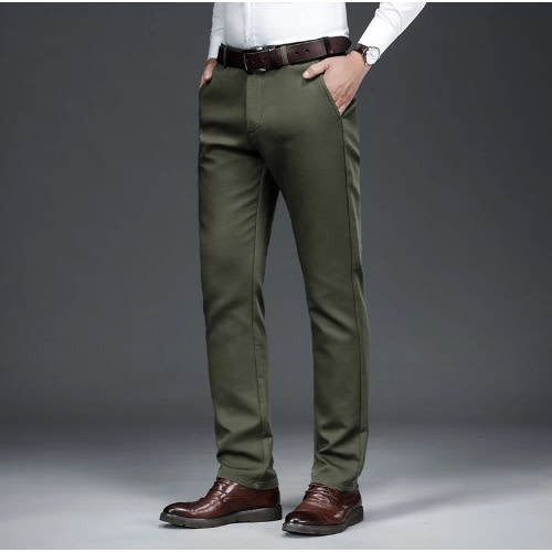 Chinos Pants - Green + Carton - 2pcs
