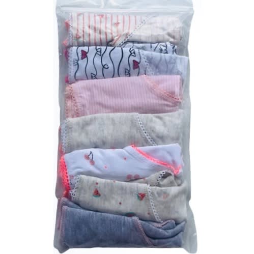 Girls Colored Briefs - 7pcs