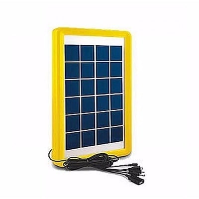 Solar Panel Charger For Rechargeable Lamps, Radio & Phones