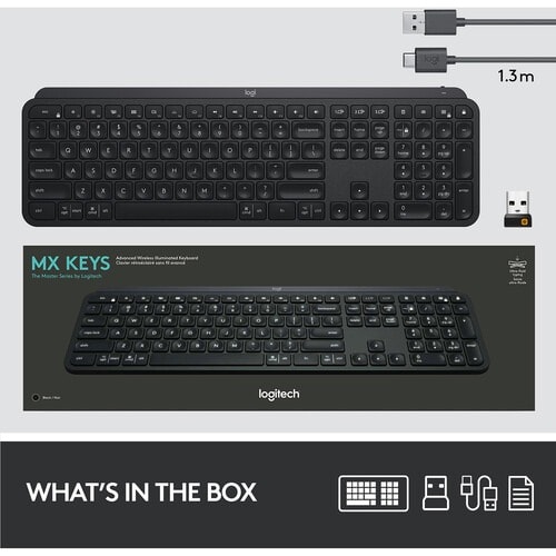 Mx Keys Advanced Illuminated Wireless Keyboard