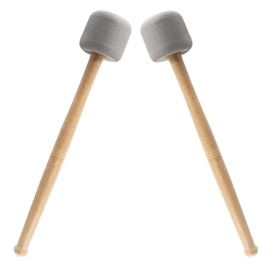 4Pcs Bass Drum Mallets Sticks Mallets Foam Head Drum Mallets for Marching Band Percussion