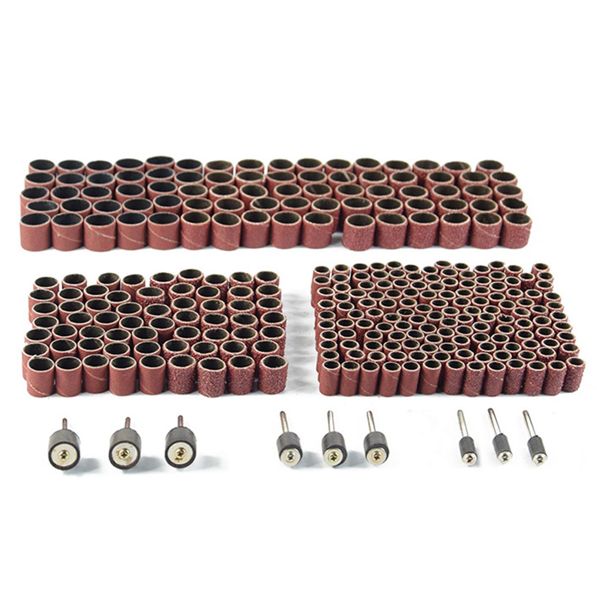 338 PCS Sanding Drum Kit Nail Drill Bits Polished