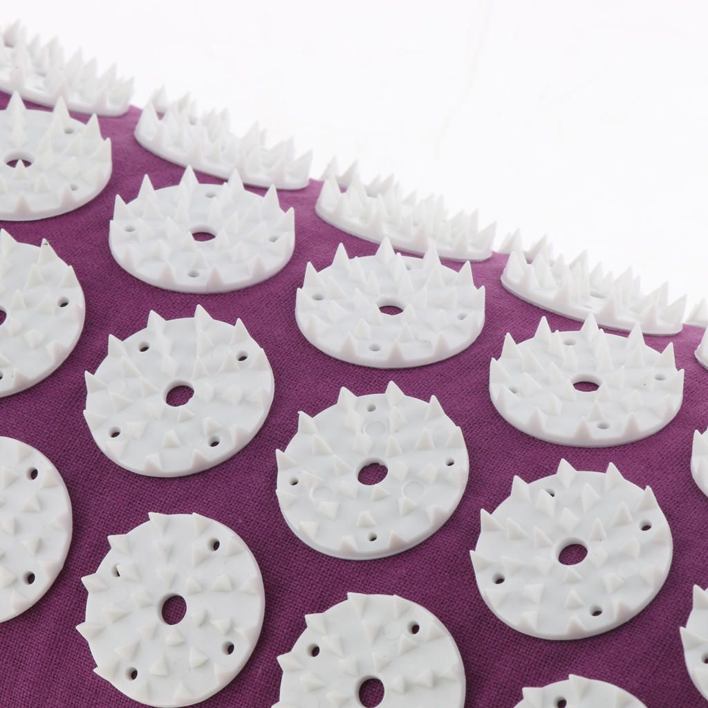 Comfort Acupuncture  Sports Pillow Set Back Pain Relieve Purple