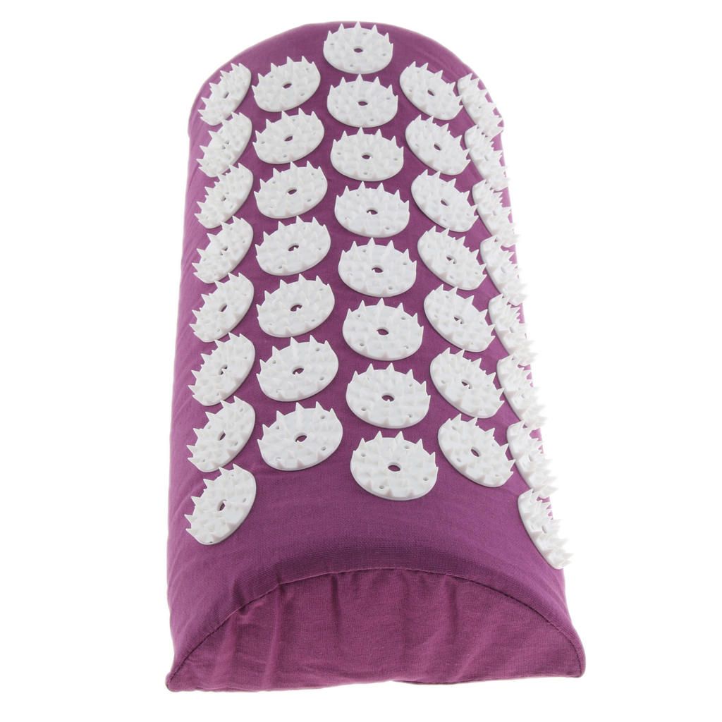 Comfort Acupuncture  Sports Pillow Set Back Pain Relieve Purple