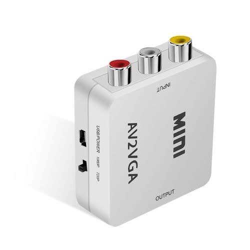 Vga To Av 1080p Converter Box For Hdtv  - Tv - Pc - Dvd And Game