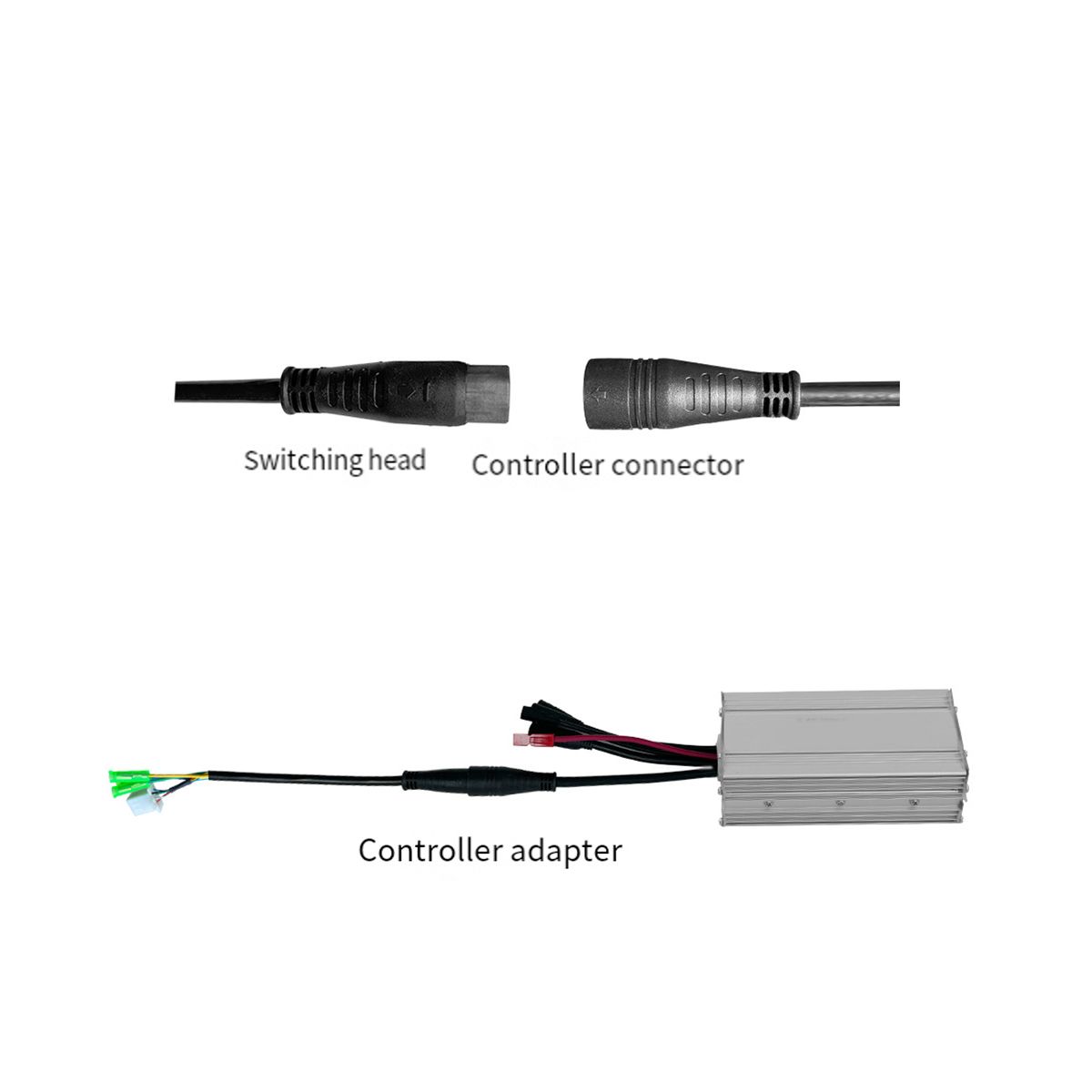 Ebike 9Pin Motor Male Extension Cable Conversion Cable Waterproof