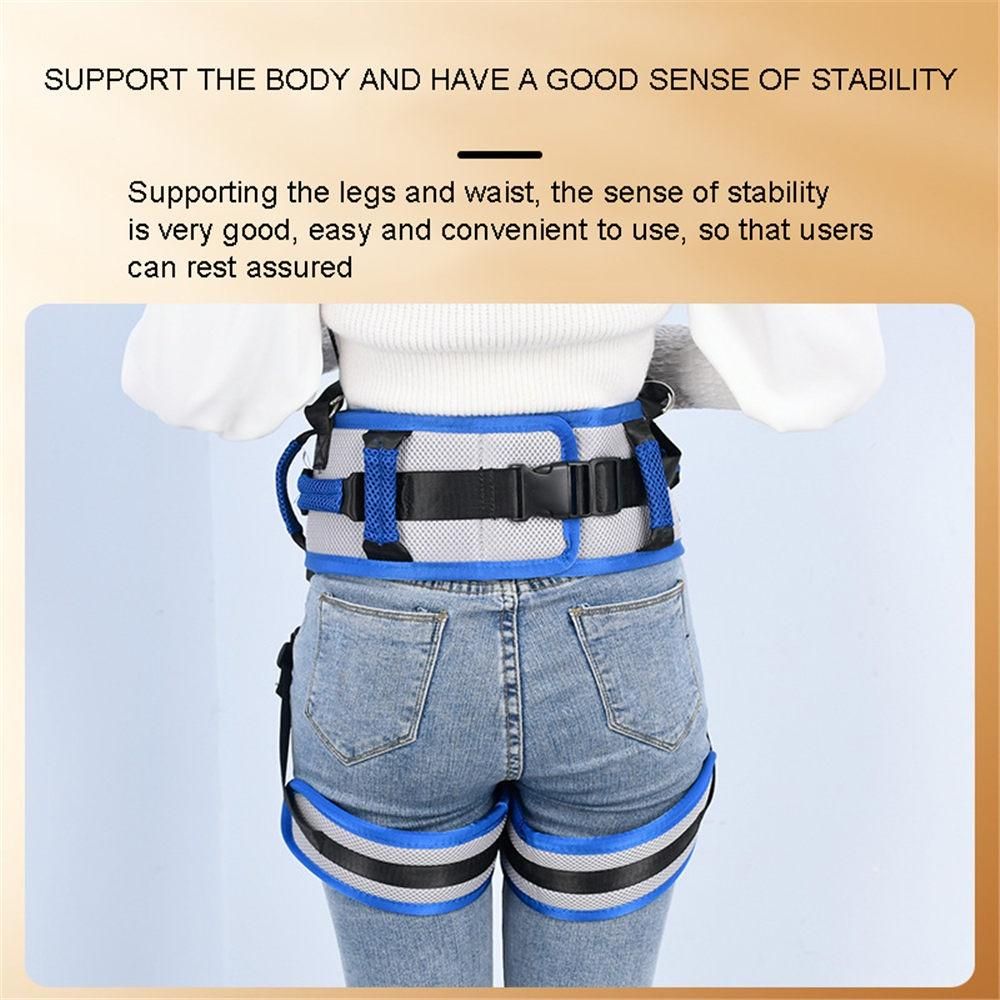 Transfer Belt with Leg Loop Medical Nursing Safety Gait Assist Device for Elder