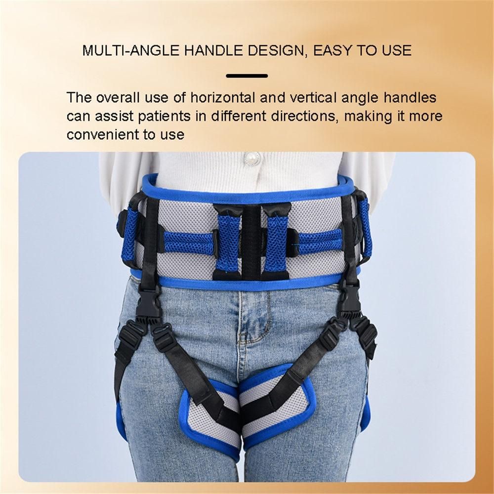 Transfer Belt with Leg Loop Medical Nursing Safety Gait Assist Device for Elder