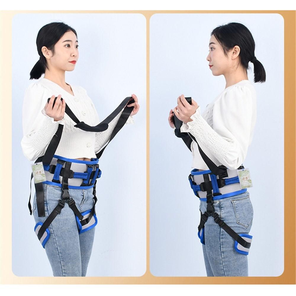 Transfer Belt with Leg Loop Medical Nursing Safety Gait Assist Device for Elder