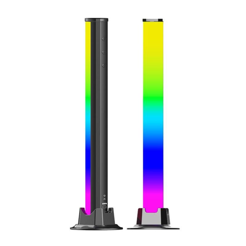 LED Pickup Light RGB Sound Control Symphony Lamp App Control Music Rhythm Lights Ambient LED Lamp Bar DJ disco Decoration Light