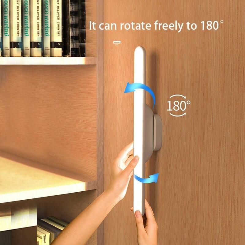 14 LEDs Cabinet Light Touch To Adjust Ligth Cupboard Wardrobe Bed Lamp LED Under Cabinet Night Light For Closet Stairs Kitchen