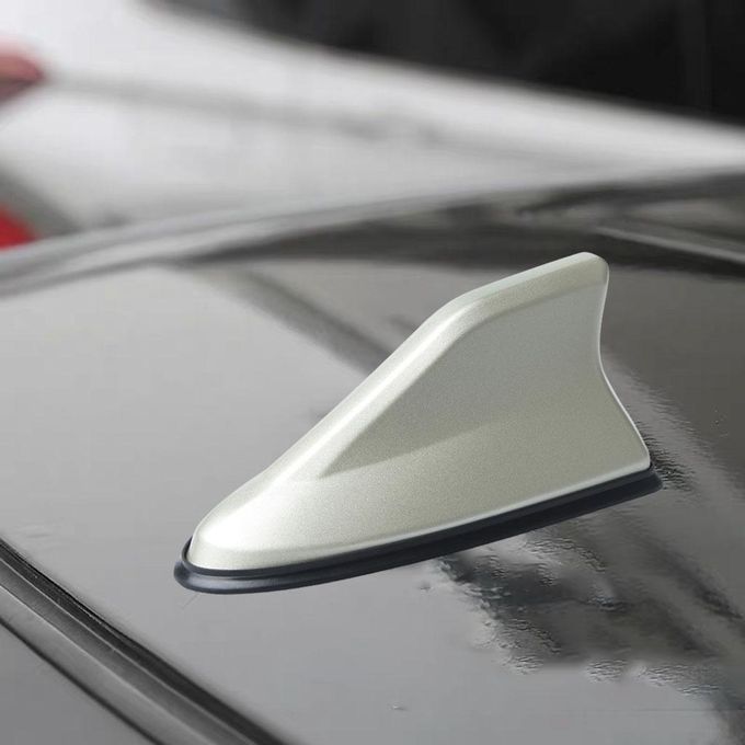Shark Fin Antenna Universal Car Replacement With Adhesive Base Gold