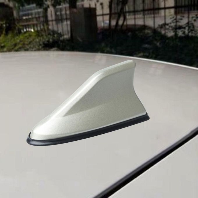 Shark Fin Antenna Universal Car Replacement With Adhesive Base Gold
