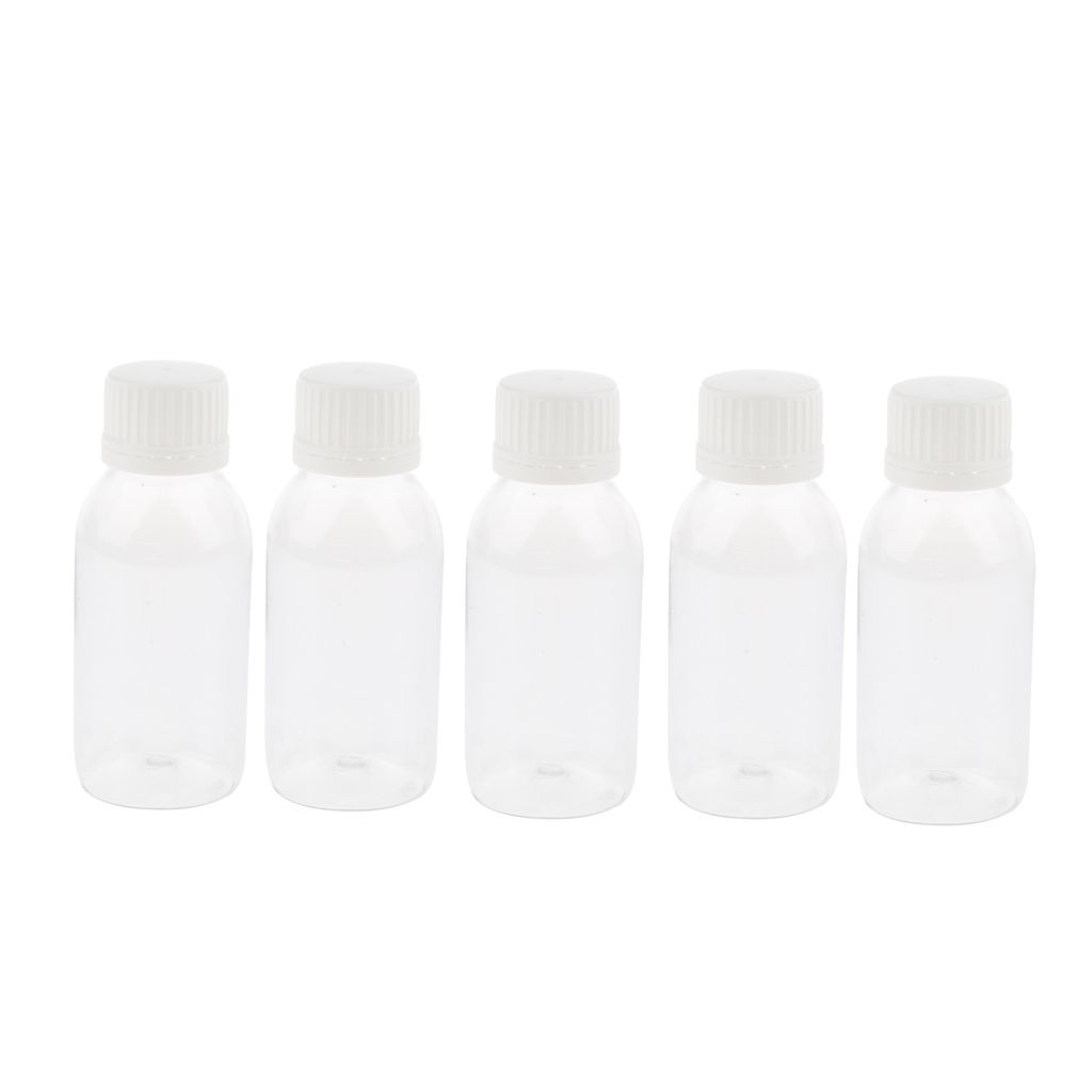 5pcs Mini Lab Bottle Sample Bottle   Jar Container 15ml