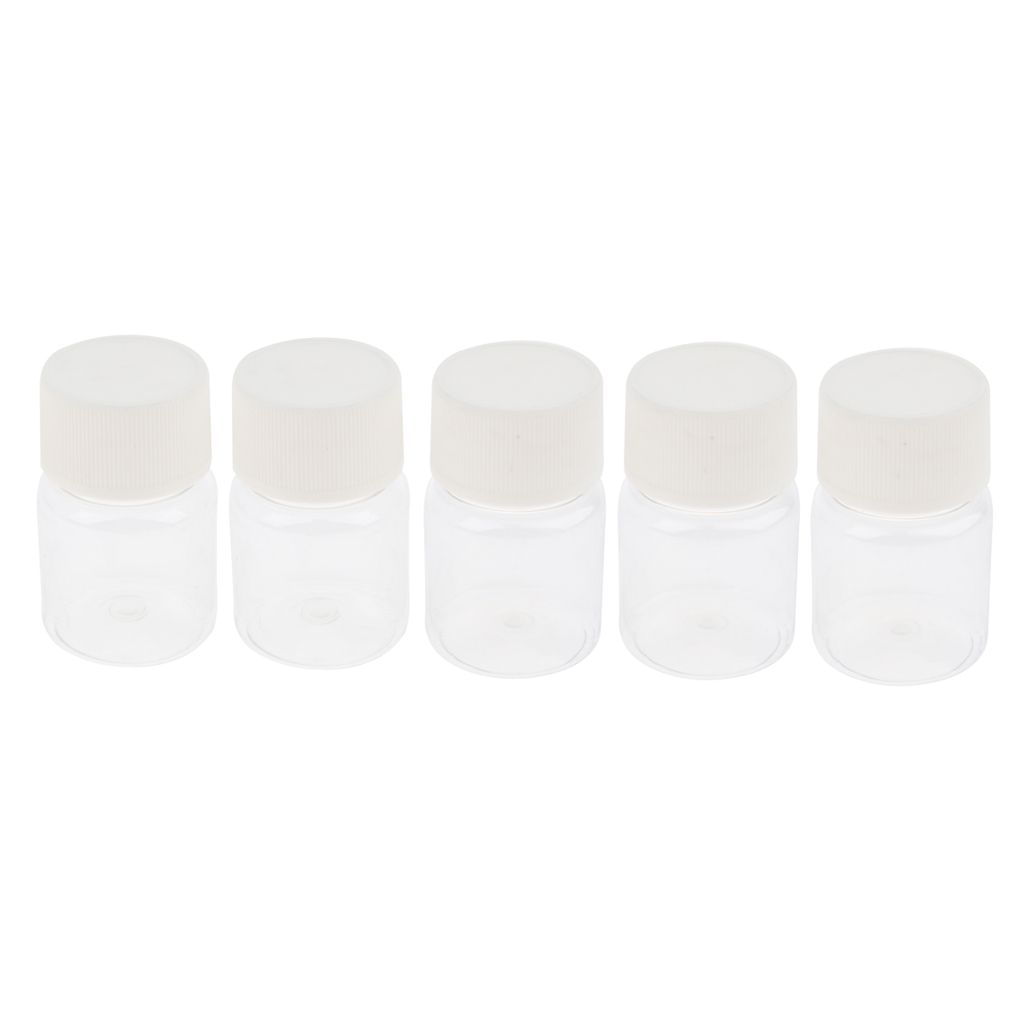 5pcs Mini Lab Bottle Sample Bottle   Jar Container 15ml