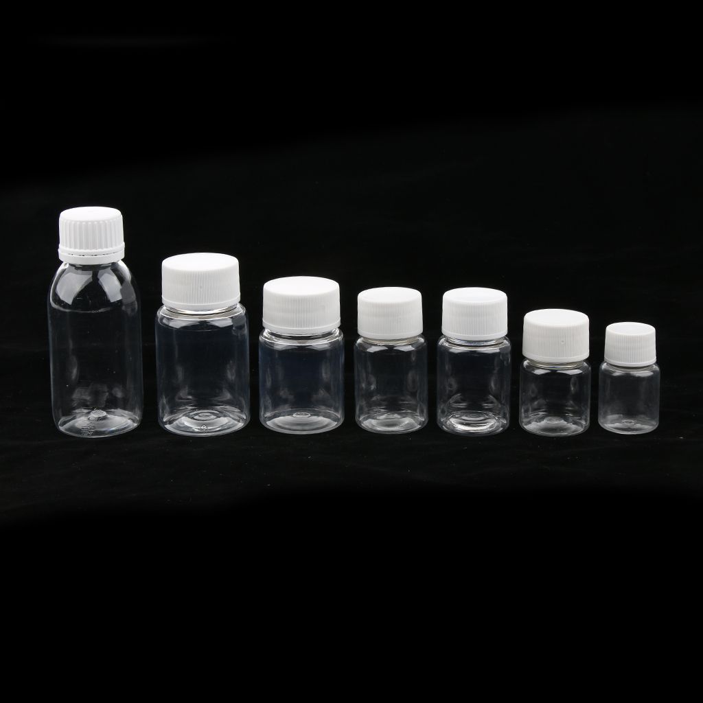 5pcs Mini Lab Bottle Sample Bottle   Jar Container 15ml