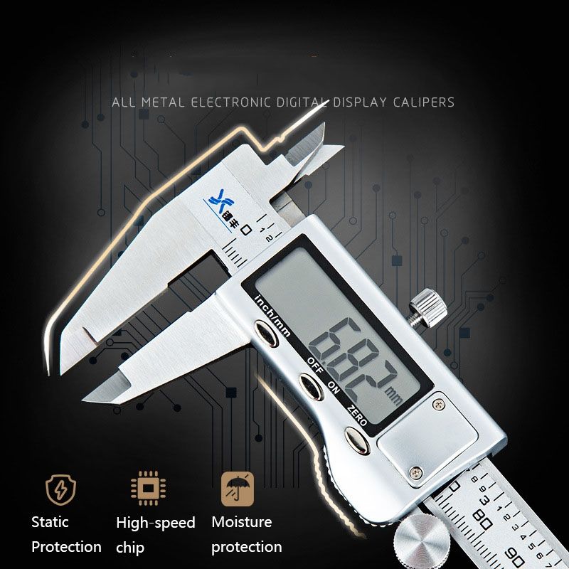 Electronic Vernier Caliper, Specification: 0-200mm