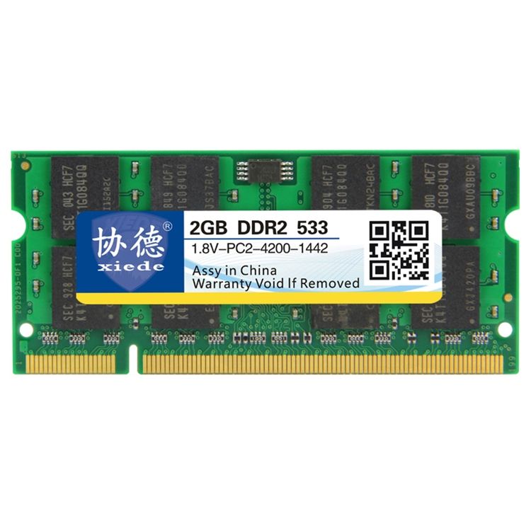 XIEDE X029 DDR2 533MHz 2GB Laptop Memory RAM Module