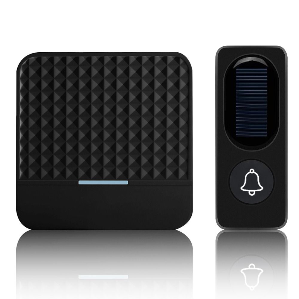 Solar Powered Waterproof Wireless DoorBell No Battery Plug S