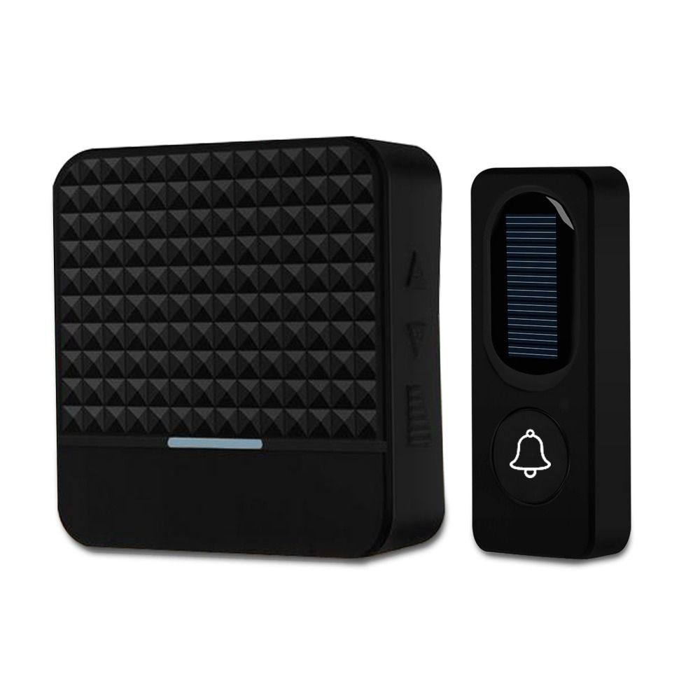 Solar Powered Waterproof Wireless DoorBell No Battery Plug S