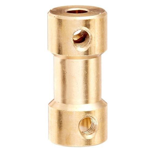 RC Airplane 3mm To 5mm Brass Motor Coupling Shaft Coupler