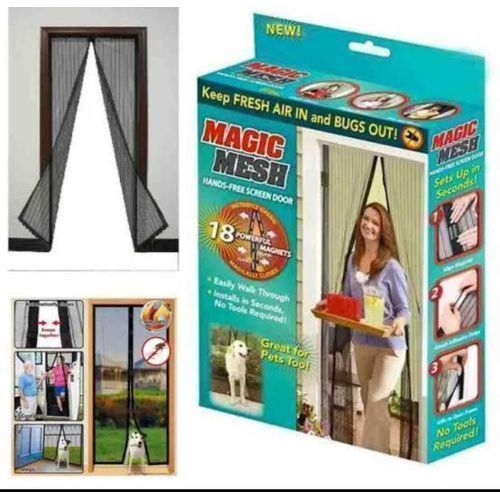 No More Mosquitoes: Magic Mesh Hands-Free Door Curtain