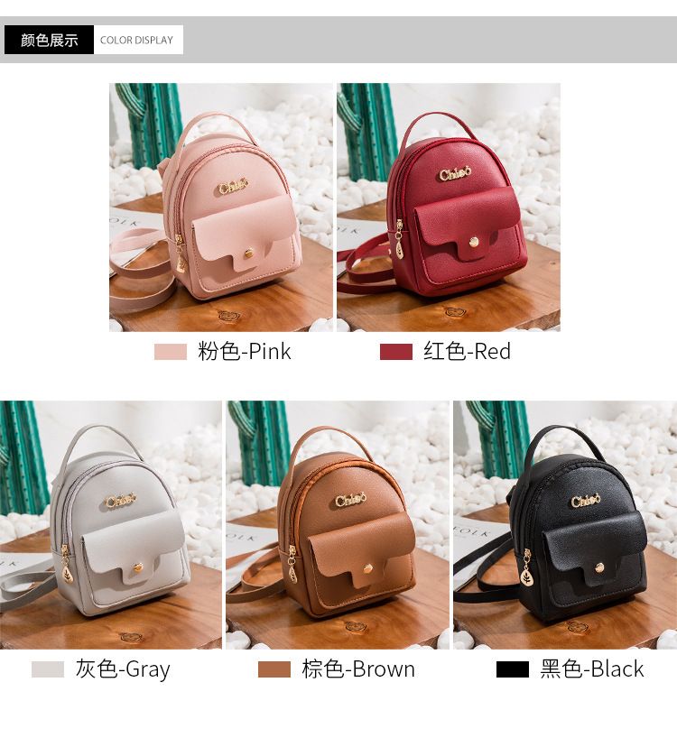 Corduroy Fashion Small Women Mini Backpack