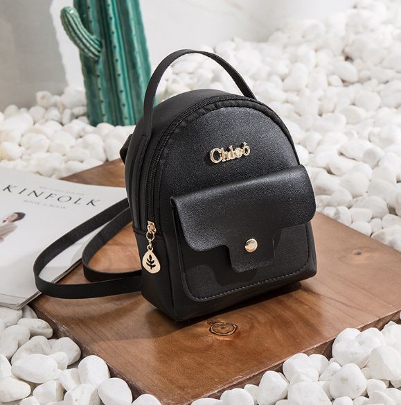 Corduroy Fashion Small Women Mini Backpack