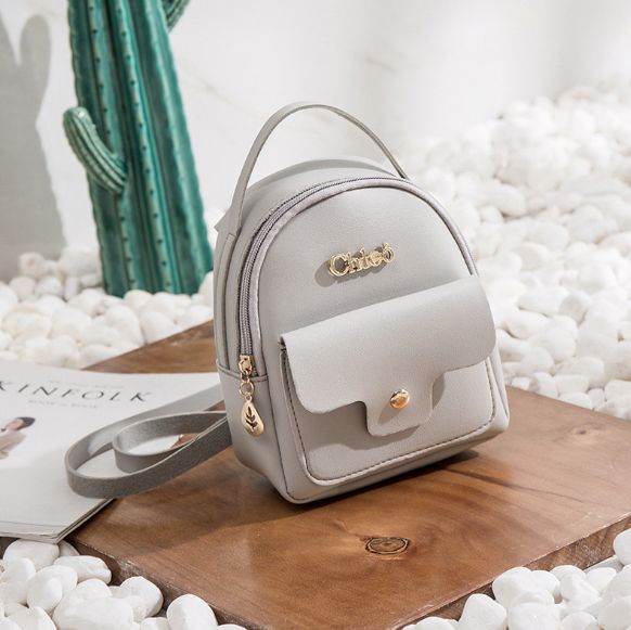Corduroy Fashion Small Women Mini Backpack