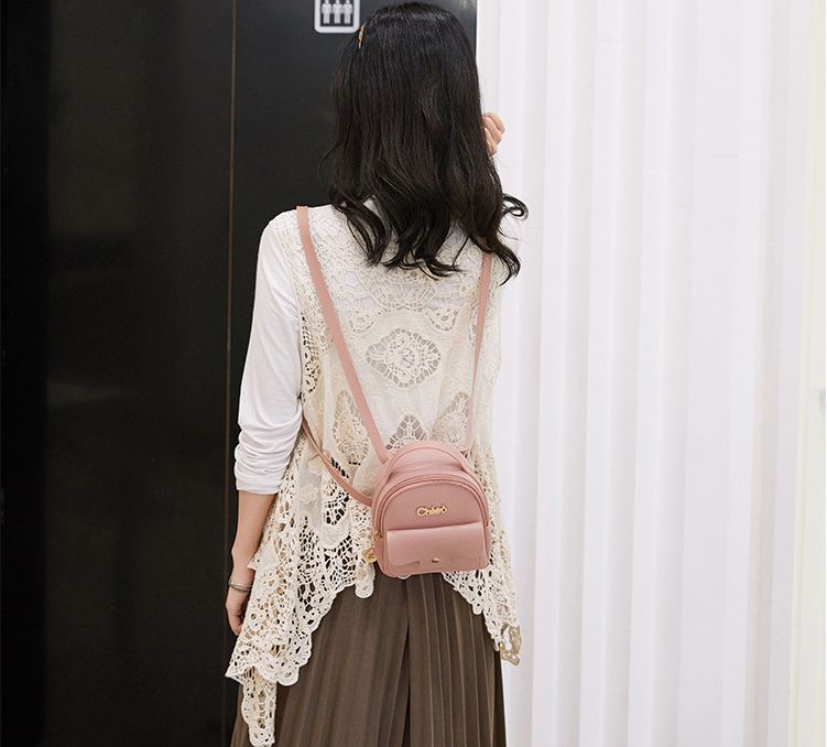 Corduroy Fashion Small Women Mini Backpack