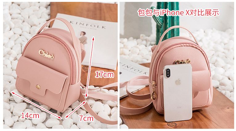 Corduroy Fashion Small Women Mini Backpack