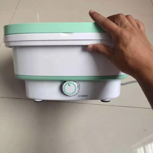 Mini Foldable Washing Machine Bucket - Multicolour