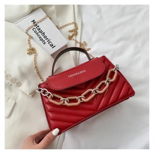 LADIES HANDBAG - RED