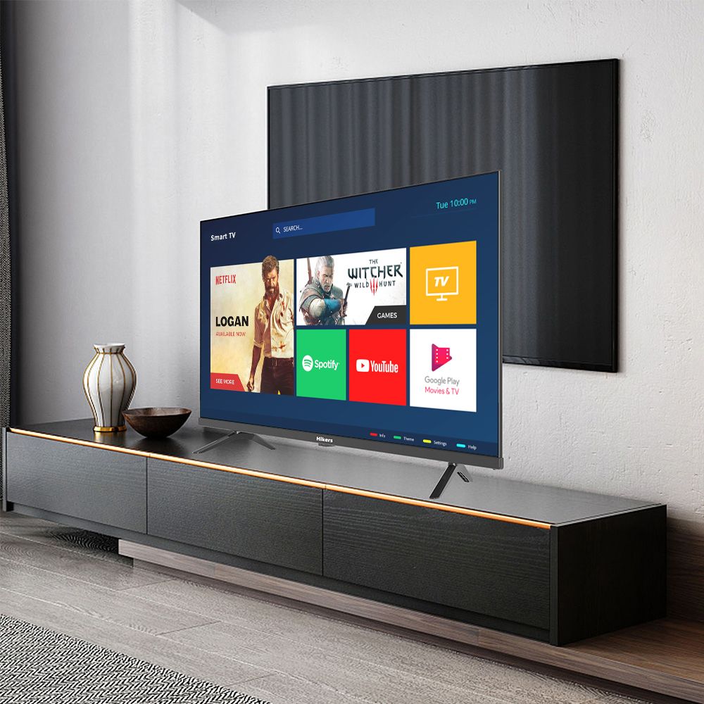 43'' Inch Frameless Android Smart FHD LED TV - Black