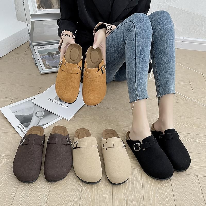 2022 New Summer Couple Slippers Woman Man Clogs Sandals Women Casual Beach Gladiator Flat Shoes Flat Footwear Mules Plus Size 44
