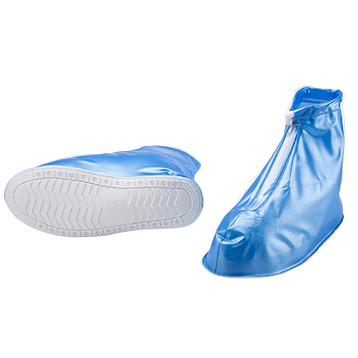 1 Pair Rain Boot Covers Women Rain Shoes Boots Overshoes Covers Blue