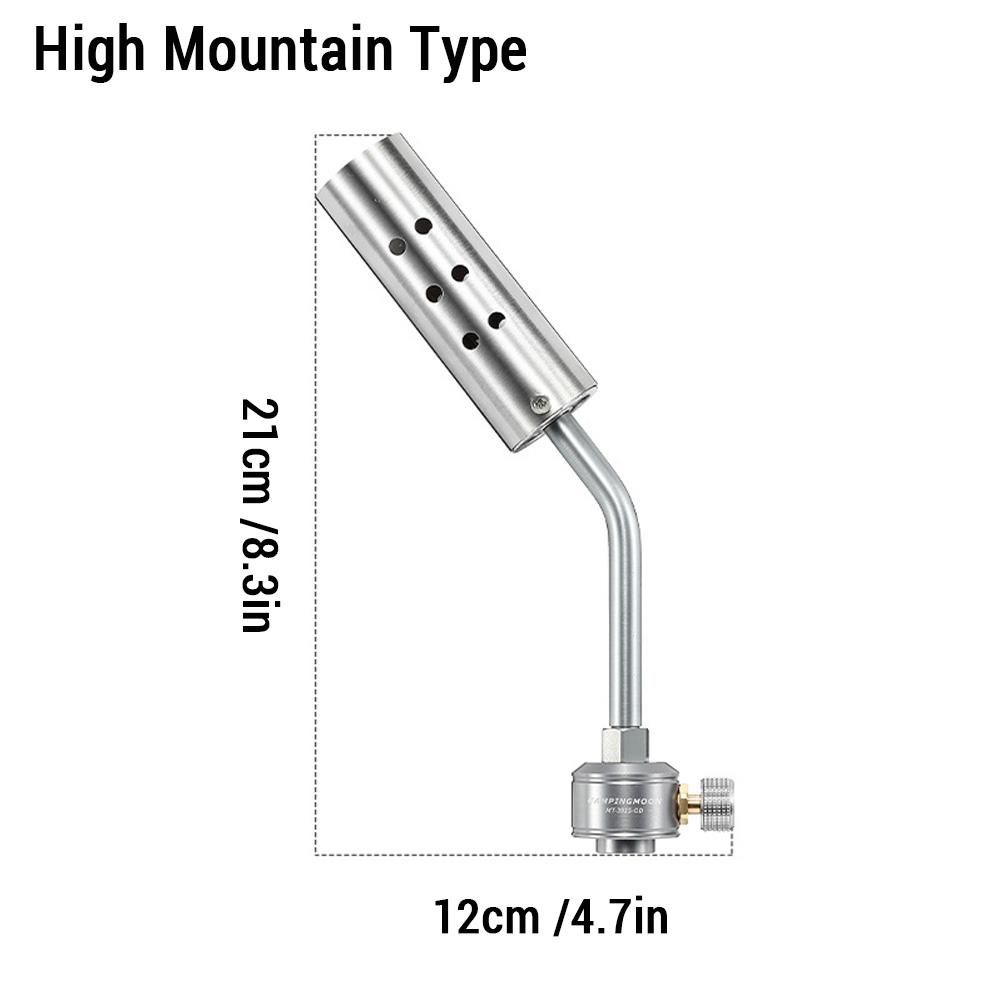Stainless Steel Flame thrower With Preheating Tube Barbecue Fire Point Carbon Flamethrower