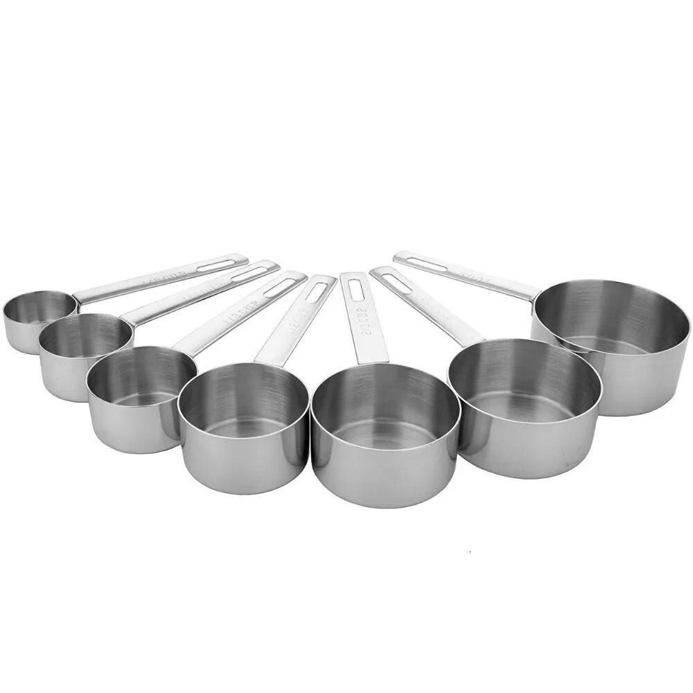 MIUfrance Set of 7 Stainless Steel Measuring Cup Set(91688)