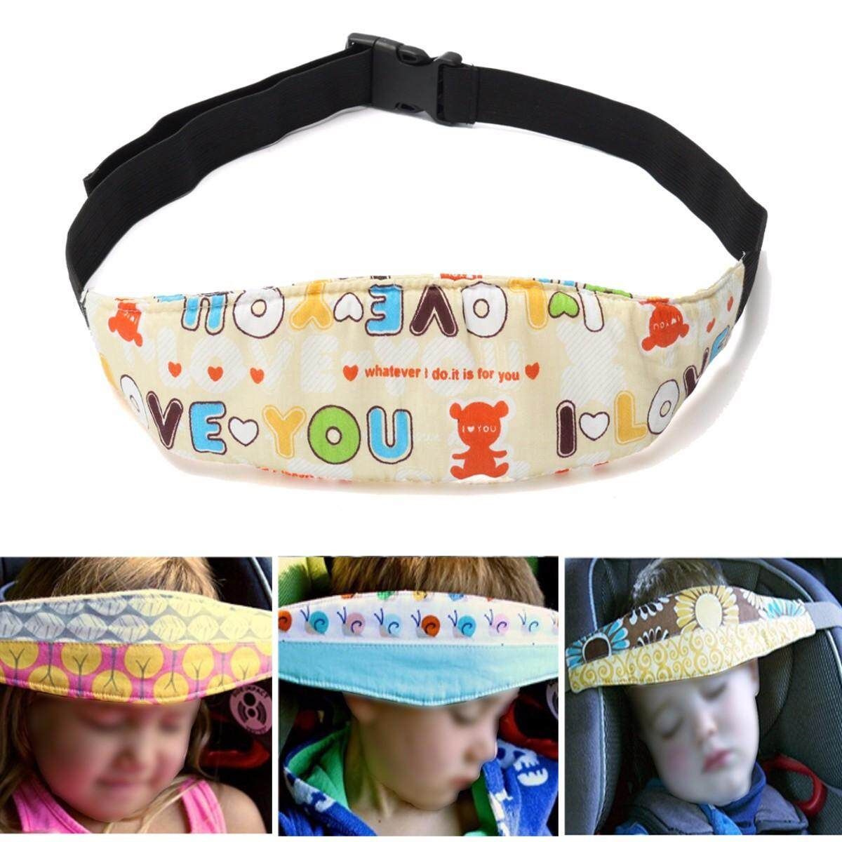 Safety Baby Kids Stroller Car Seat Sleep Nap Aid Head Holder Belt Band Brown Monkey Brown Monkey