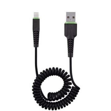 Coiled Lighting To Usb Charge 150ls