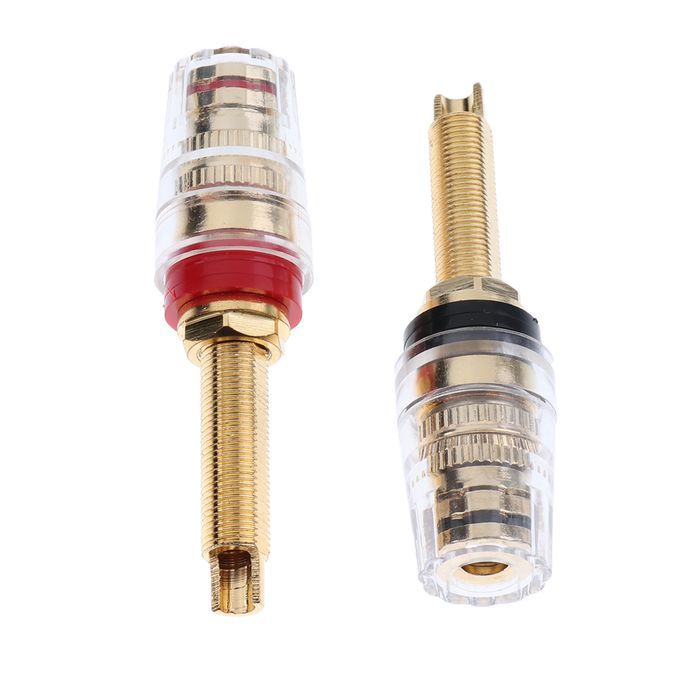 Universal 4mm Banana Plug Connector Binding Post For Amp Speaker