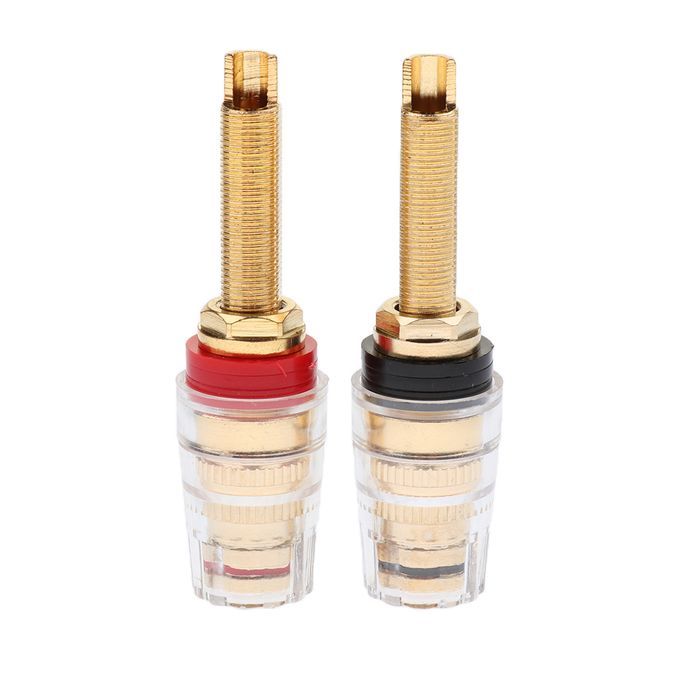 Universal 4mm Banana Plug Connector Binding Post For Amp Speaker