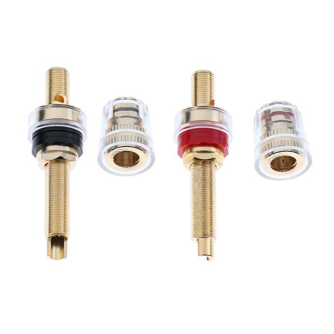 Universal 4mm Banana Plug Connector Binding Post For Amp Speaker