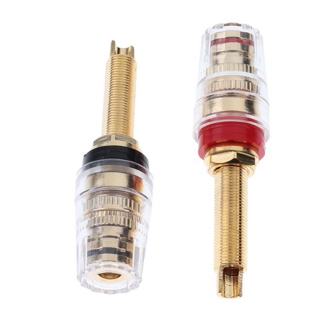 Universal 4mm Banana Plug Connector Binding Post For Amp Speaker