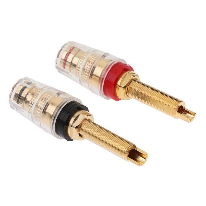 Universal 4mm Banana Plug Connector Binding Post For Amp Speaker