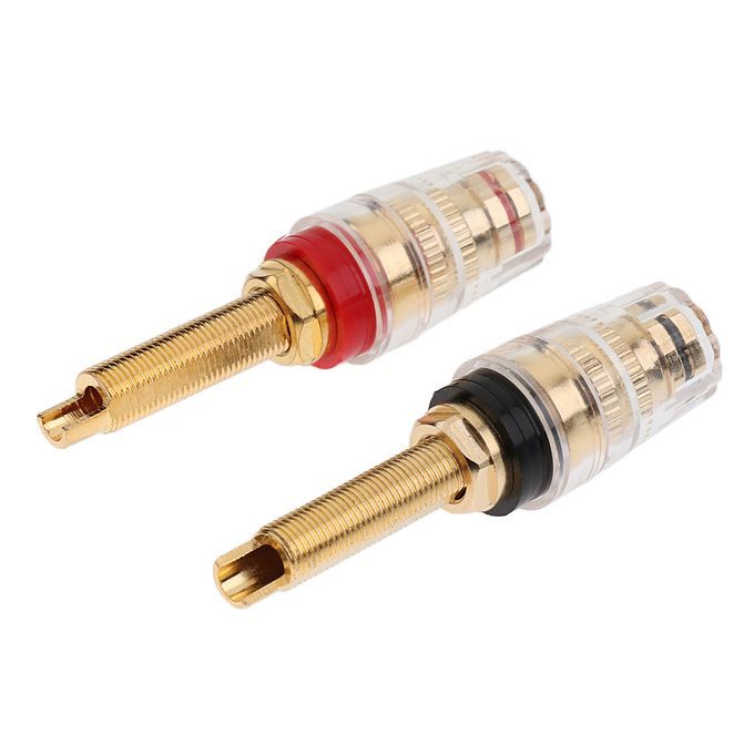 Universal 4mm Banana Plug Connector Binding Post For Amp Speaker
